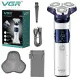 ریش تراش چرخشی ضد آب وی جی آر مدل V-328