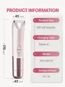 ماشین اصلاح بدن بانوان شیگلم مدل Smooth Moves Dual-Head