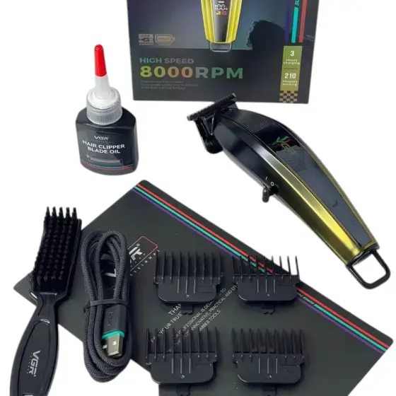 ماشین اصلاح خط ‌زن و صفرزن حرفه‌ای وی جی آر مدل V-974