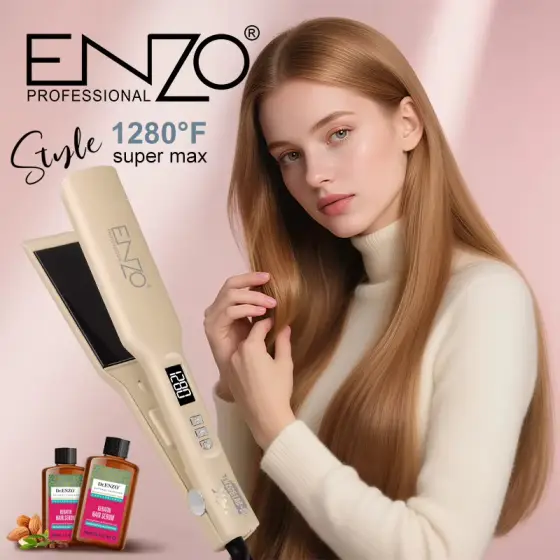 اتو مو و حالت‌دهنده حرفه‌ای ENZO مدل EN-3223 طرح Labubu
