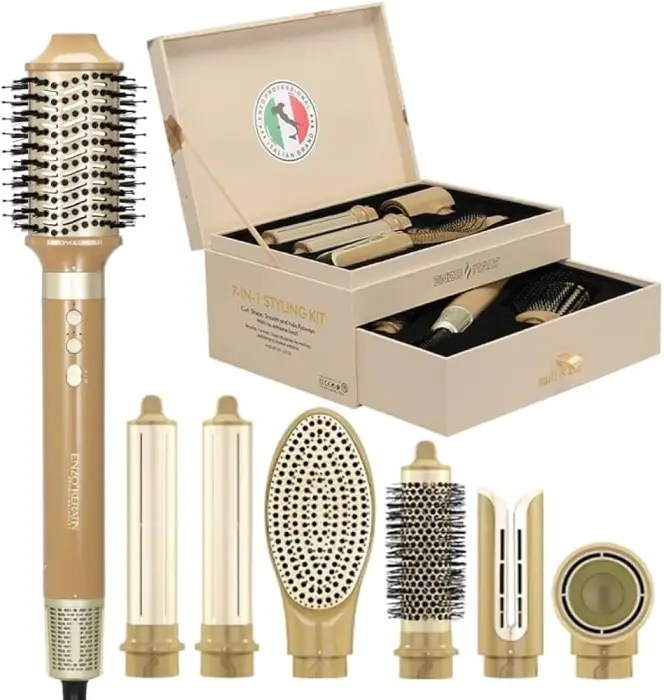 سشوار برس‌دار حالت‌دهنده ENZO Professional مدل EN-6228 | توان 1500 وات