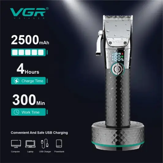 ماشین اصلاح موی سر و صورت وی جی آر مدل VGR V-682