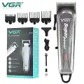 ماشین اصلاح موی سر و صورت وی جی آر مدل V-060 با تیغه تیتانیوم