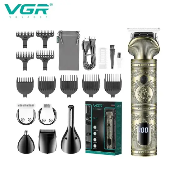 ست ماشین اصلاح چندکاره وی جی آر مدل V-106