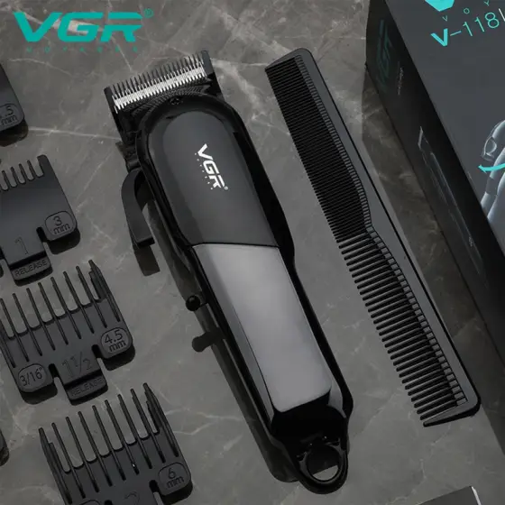 ماشین اصلاح موی سر و صورت وی جی آر مدل V-118