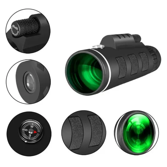 دوربین تک چشمی شکاری بوشنل Bushnell مدل 40×60 پایه‌دار