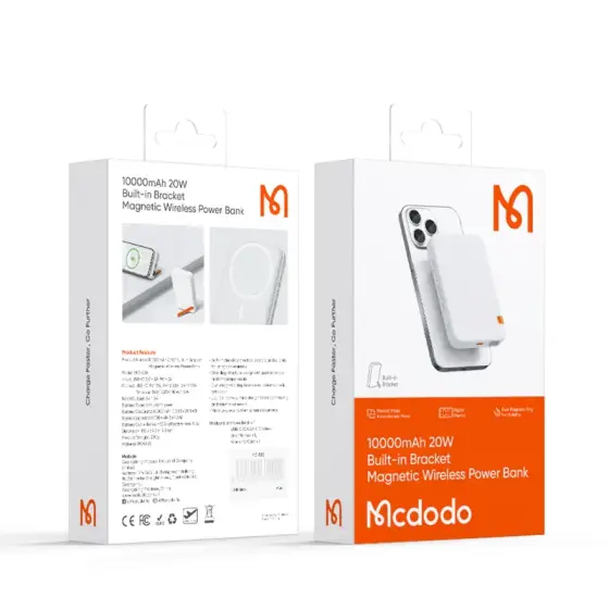 پاوربانک وایرلس مگنتی مک دودو Mcdodo مدل MC-510 ظرفیت 10000mAh