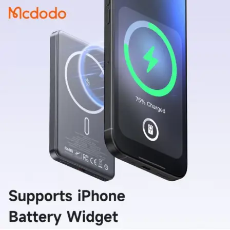 پاوربانک وایرلس مک دودو Mcdodo مدل MC-464 ظرفیت 5000 میلی‌آمپر