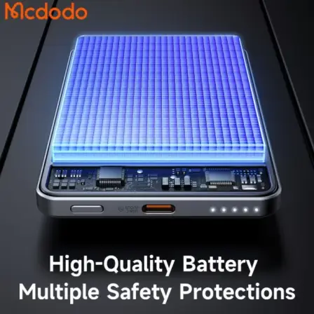 پاوربانک وایرلس مک دودو Mcdodo مدل MC-464 ظرفیت 5000 میلی‌آمپر