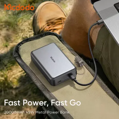 پاوربانک مک دودو Mcdodo مدل MC-095 ظرفیت 20000 میلی‌آمپر + کابل شارژ