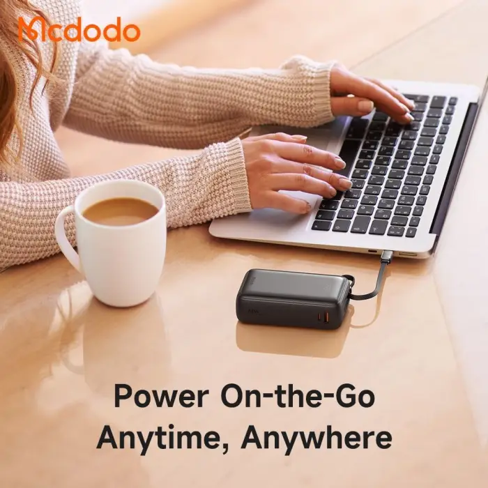 پاوربانک مک‌دودو Mcdodo مدل MC-6370 ظرفیت 20000 mAh - توان 65 وات
