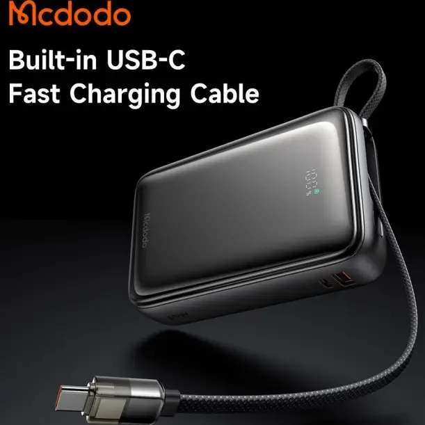 پاوربانک مک‌دودو Mcdodo مدل MC-6370 ظرفیت 20000 mAh - توان 65 وات