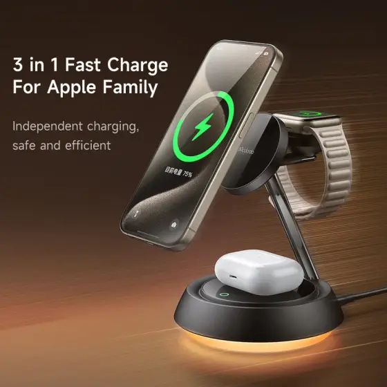 استند شارژر ‌وایرلس 3 در 1 مک دودو CH-4952
