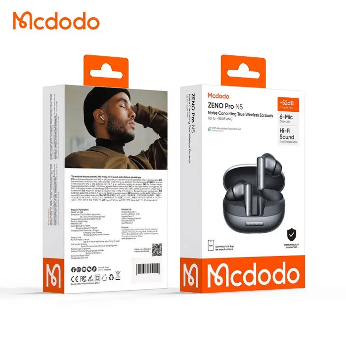 هندزفری بلوتوثی مک‌دودو Mcdodo ZENO Pro N5 مدل HP-0880