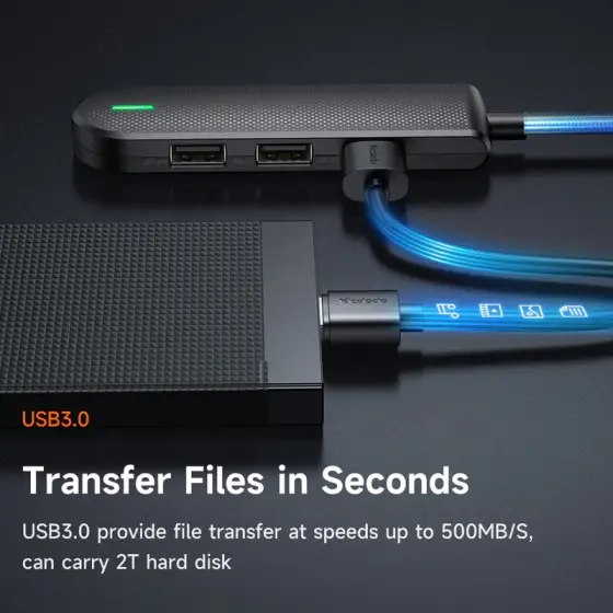 هاب USB-C مک دودو 5 پورت مدل HU-1430