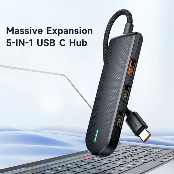 هاب USB-C مک دودو 5 پورت مدل HU-1430