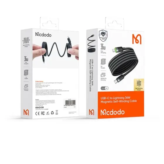 کابل USB-C به لایتنینگ مک‌دودو مدل CA-2010