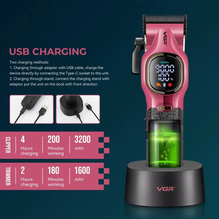 ماشین اصلاح سر و صورت وی‌جی‌آر مدل V-886s2