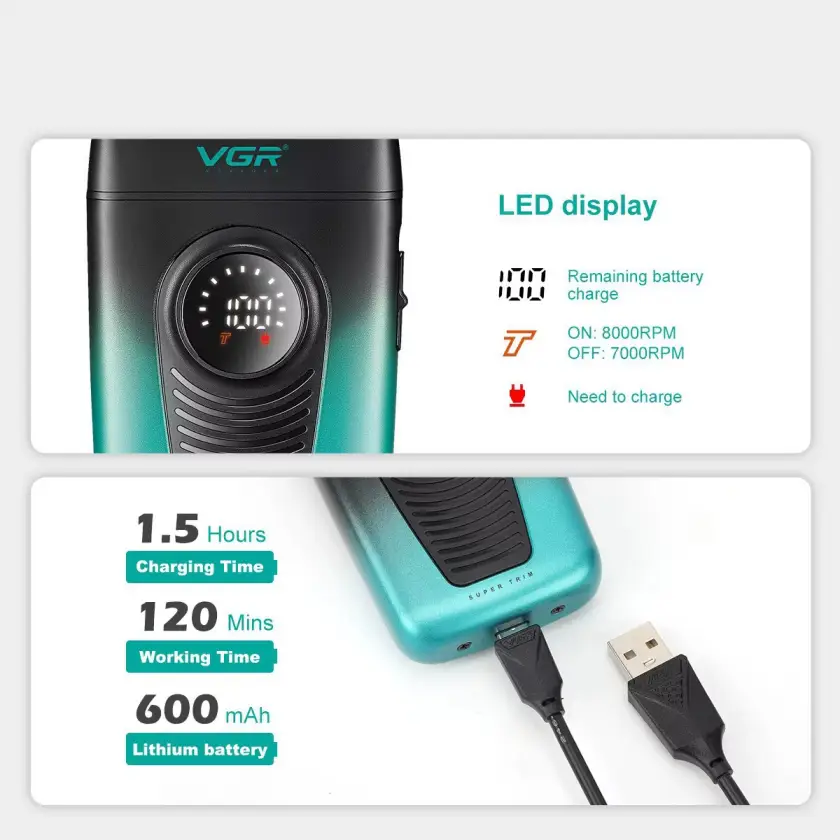 ست ماشین اصلاح وی‌جی‌آر مدل V-196s3