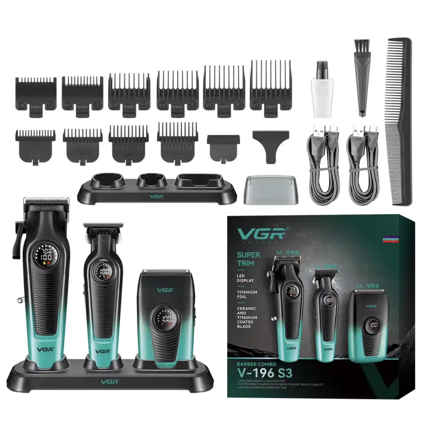 ست ماشین اصلاح وی‌جی‌آر مدل V-196s3