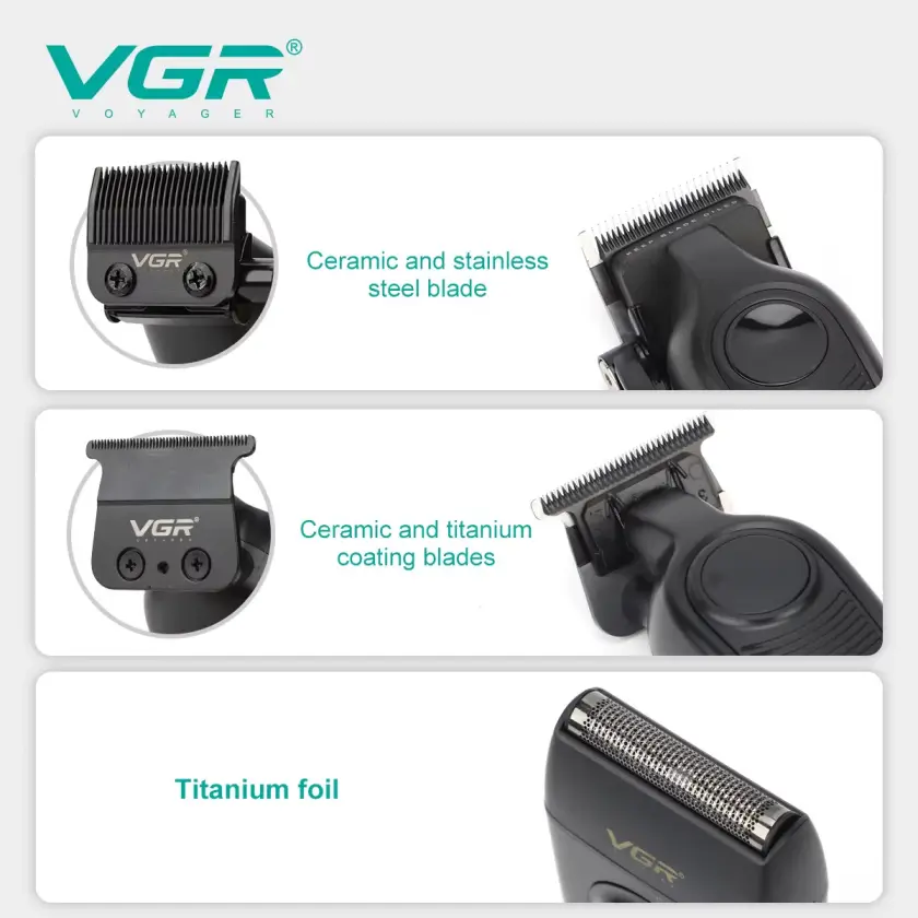 ست ماشین اصلاح وی‌جی‌آر مدل V-197s3
