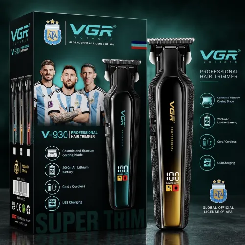 ماشین اصلاح موی سر و صورت ‌VGR مدل V-930