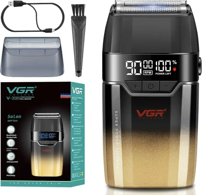 شیور فویلی موی صورت وی‌جی‌آر مدل V-308