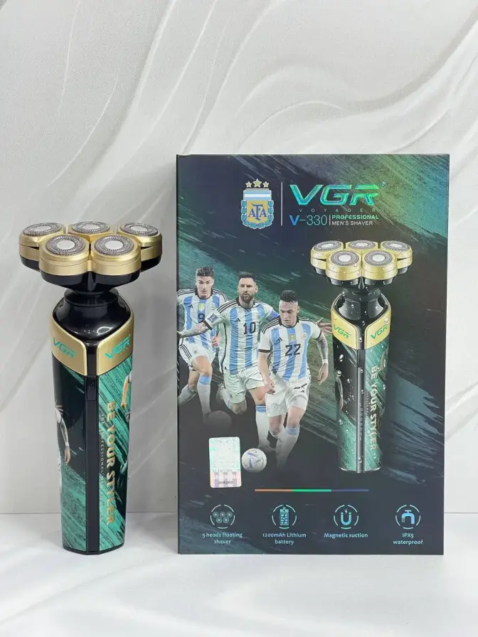 ریش تراش چرخشی 5 تیغه وی جی آر مدل V-330