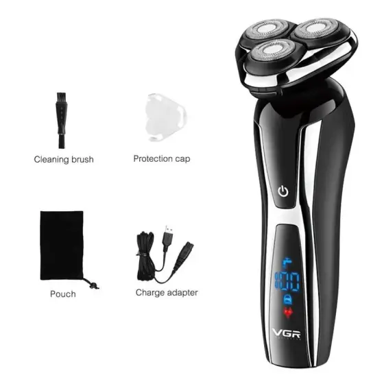 ریش تراش چرخشی ضد آب وی جی آر مدلV-309