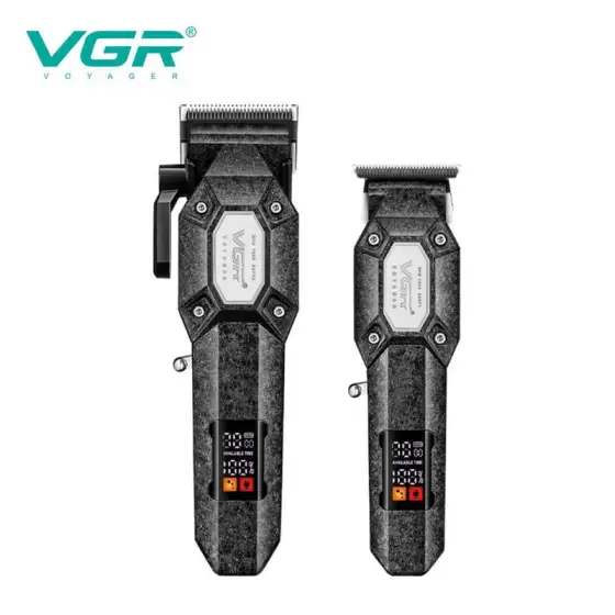 ست ماشین اصلاح حجم زن و خط زن وی جی آر مدل V-600B-900B
