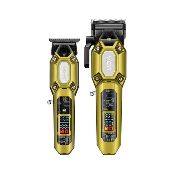 ست ماشین اصلاح حجم زن و خط زن وی جی آر مدل V-600B-900B