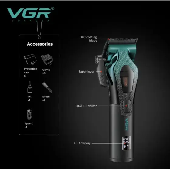 ماشین اصلاح حرفه‌ای وی جی آر مدل V-271