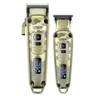 ست حرفه‌ای ماشین اصلاح سر و خط زن وی جی آر مدل V-643